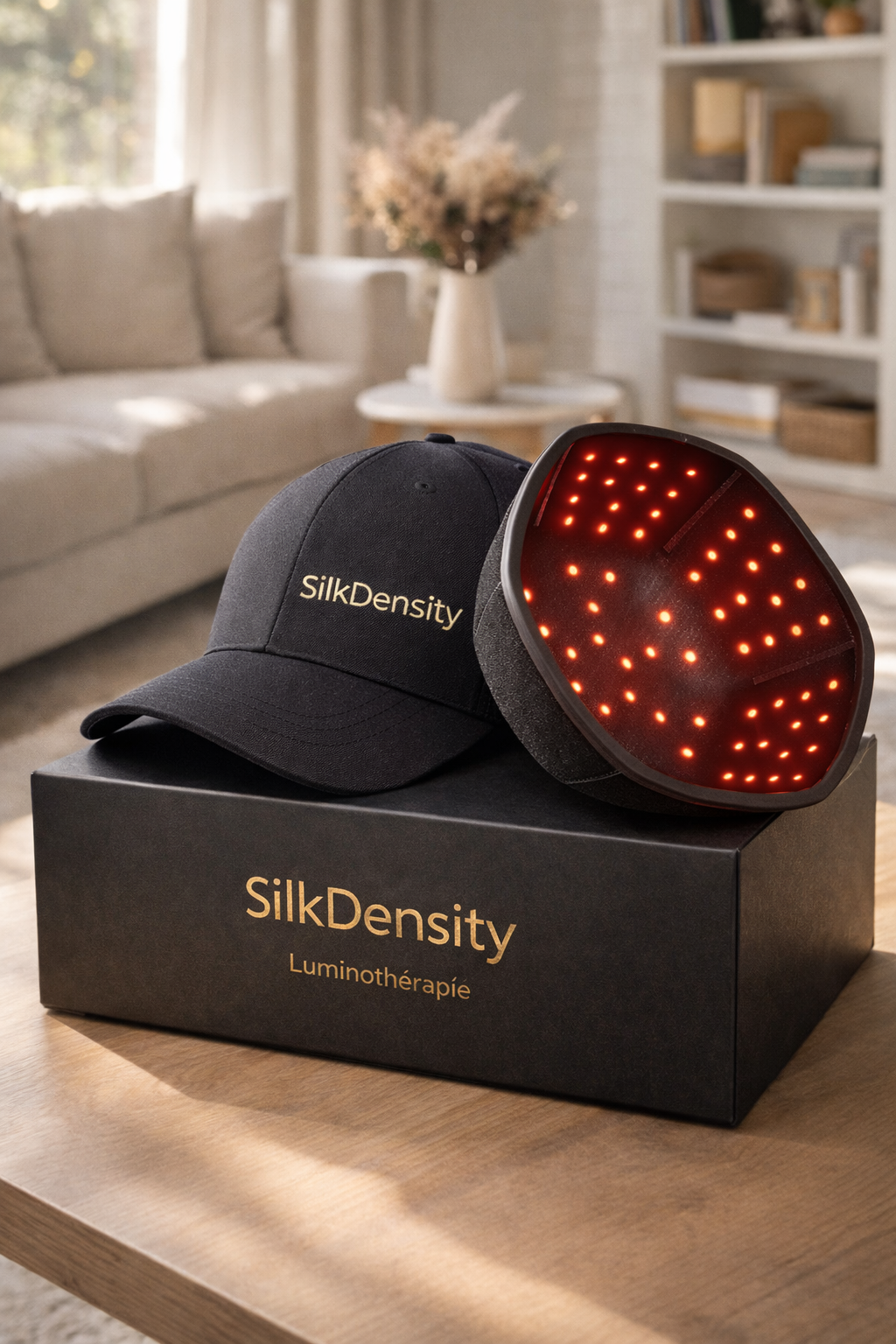 Casquette de Luminothérapie LED – Stimulation Capillaire à Domicile